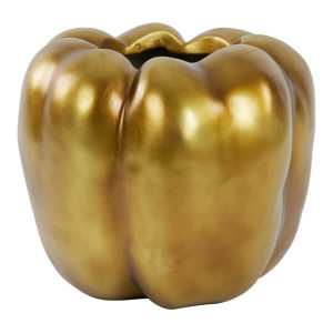 Light & Living Vaas 'Bellpepper' 30cm hoog, kleur Antiek Brons