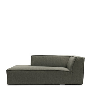 Modulaire Bank The Jagger, Chaise Longue Links, Pale Green