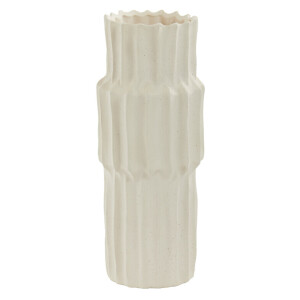 Light & Living Vaas 'Longa' Keramiek, 36cm, kleur Crème