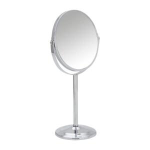 Make-up spiegel - chroom - ø16 x 36 cm