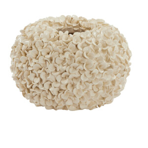 Light & Living Vaas 'Phylia' ø38cm, kleur Crème