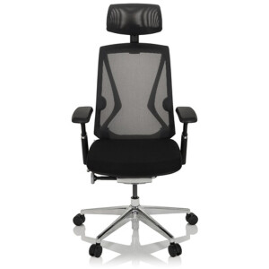 Bureaustoel INSPERO Netstof / Stof zwart hjh OFFICE