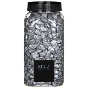 Zilver Decoratie Steentjes 650ml - Mica Decorations