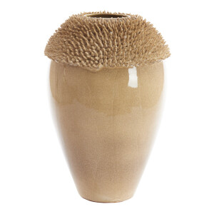 Light & Living Vaas 'Sangku' Keramiek, 60cm hoog, kleur Taupe