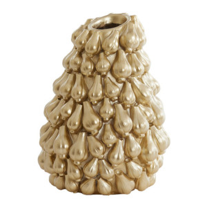 Light & Living Vaas 'Garlic' 33cm, kleur Goud