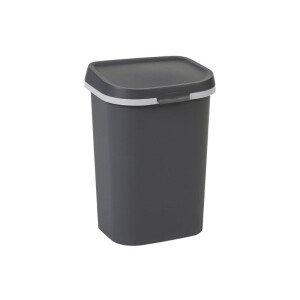 Curver prullenbak mistral flat - grijs - 25 liter