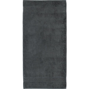 CAWÖ Noblesse² Uni Badhanddoek - Antraciet - 50x100