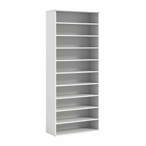 Projectxschoenenrek wit NB - 34x80x191cm