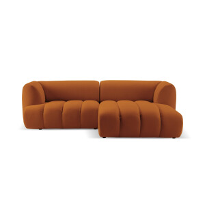 3-zits hoekbank Harry rechts velvet | Micadoni