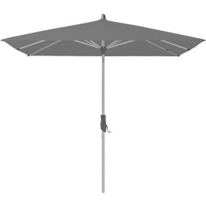 Glatz Parasol Alu-Twist Easy Stone Grey 240 x 240 cm