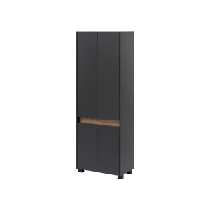 Schildmeyer Hoge badkamerkast Cosmo (2-deurs (breedte 57cm), Antraciet)