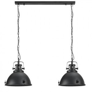 Hanglamp Carlos - zwart - 120x90x38 cm - Leen Bakker