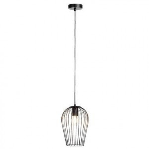 Hanglamp Lagos - mat zwart - Ø19 cm - Leen Bakker
