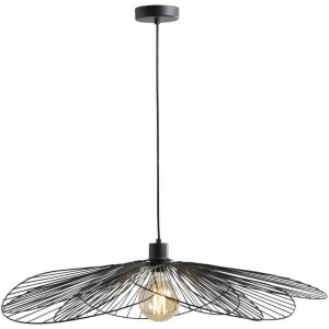 Leen Bakker - Hanglamp Marlie - 120xØ80 Cm - Metaal - Zwart