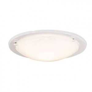 Plafondlamp Basic - wit - 27 cm - Leen Bakker