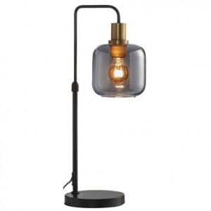 Tafellamp Toulouse - zwart - 38-60x26x18 cm - Leen Bakker