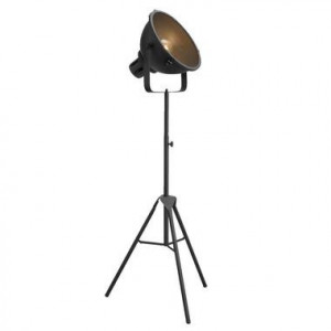 Vloerlamp Carlos - zwart - Ø28x155 cm - Leen Bakker