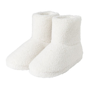 Pantoffels teddy - wit - maat 39/40