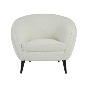 Light & Living Fauteuil 'Almond' Bouclé, kleur Crème