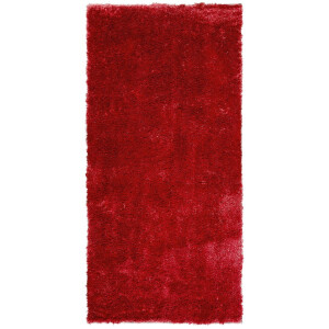 BELIANI EVREN - Shaggy vloerkleed - Rood - 80 x 150 cm - Polyester