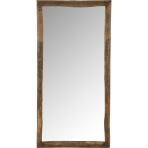 J-Line spiegel Rechthoek - hout - bruin - large - 90 x 176 cm