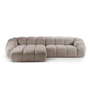 4-zits hoekbank Diana links velvet | Micadoni