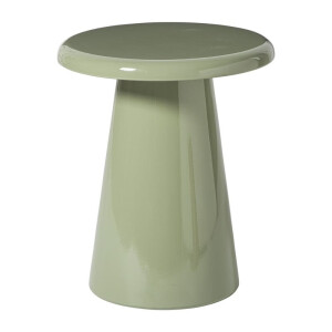 Bijzettafel metaal groot - groen - ø34.5x40.5 cm