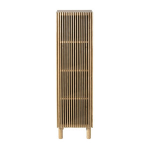 Kast Japandi smal - bruin - 145x40x33 cm