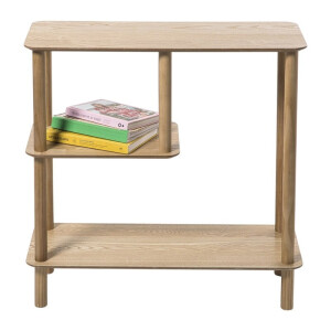 Vakkenkast Scandi laag - naturel - 75x75x30 cm