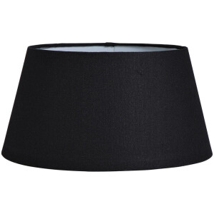 Leen Bakker - Lampenkap Lika Voor Hanglamp - Ø40xØ30x21 Cm - Katoen - Zwart