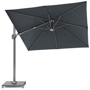 Platinum Zweefparasol Voyager T2 Premium Faded Black 270 x 270 cm