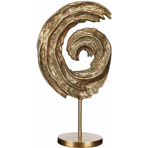 Mica Decorations Decoratief Object Fanc - 33.5x18x57 cm - Aluminium - Goud