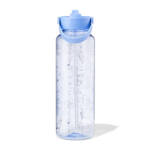 HEMA HEMA Waterfles 1150ml Met Rietje Honden