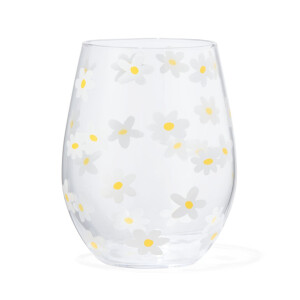 HEMA HEMA Drinkglas 550ml Bloemen