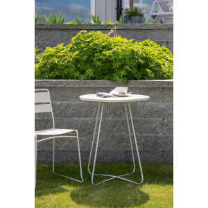 Nohr Ronde Outdoor Bistrotafel 'Terrah' 60cm, kleur Beige