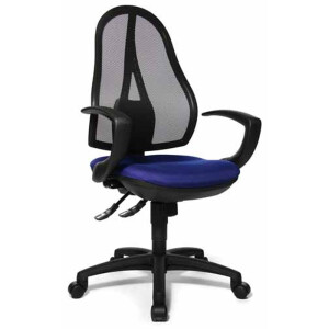 Open Point SY AL.Q3 - Professionele bureaustoel Blauw Stof