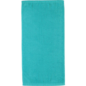 CAWÖ Lifestyle Uni Badhanddoek - Turkoois - 50x100