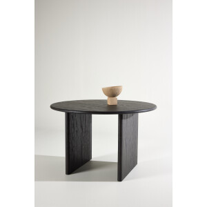 Nohr Ronde Eettafel 'Janka' 120cm, kleur Zwart