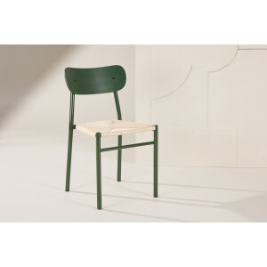 Nohr Eetkamerstoel 'Lakeithia' Rattan, kleur Naturel/Groen