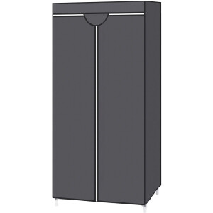 SONGMICS - Kledingkast - 75 x 45 x 160 cm - Ruimtebesparend - Voor Slaapkamer