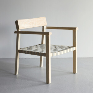 Nohr Fauteuil 'Arlicia' Mangohout, kleur Naturel/Grijs