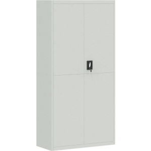 vidaXL - Archiefkast - 90x40x180 - cm - staal - lichtgrijs
