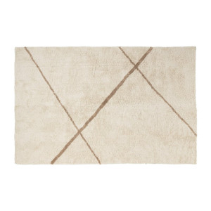 Vloerkleed berber - bruin/beige - 120x180 cm