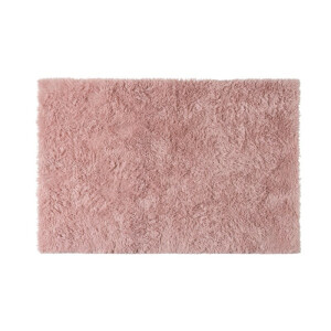 Vloerkleed fluffy - roze - 60x90 cm