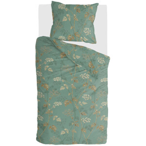 Byrklund Dekbedovertrek Vera - 140x220 - 80% Polyester / 20% Katoen - Groen