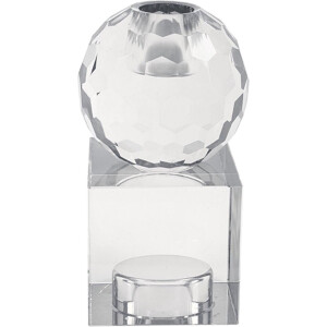 Present Time Kandelaar Crystal Art - Vierkant Helder - Medium - 5,9x5,9x11,3cm - Scandinavisch