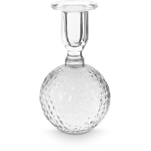 vtwonen - Seasonal - Kandelaar - Transparant - Glas - 9,5x15cm