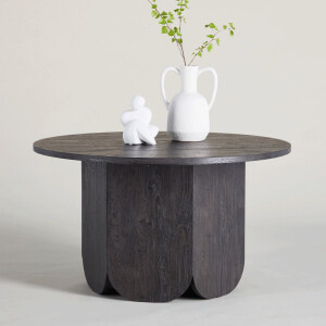 Nohr Ronde Salontafel 'Rajah' 80cm, kleur Zwart