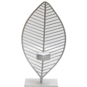 Waxinelichtjeshouder Minas | Medium | Ivory - offwhite | L18 x B7 x H34 cm