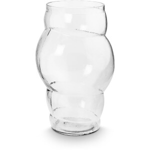 vtwonen - Bloemenvaas - Woonaccessoires - Transparant - Glazen vaas - 24x35cm